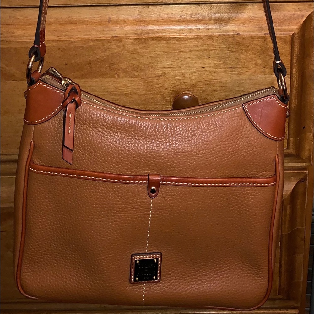 DOONEY & BOURKE PEBBLE LEATHER CARMEL KIMBERLY